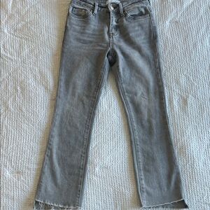 Chic Gray Flare Jeans for Women